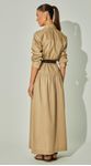 Vestido com Mangas e Cinto