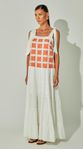 Vestido Midi Crochet Laço
