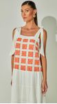 Vestido Midi Crochet Laço
