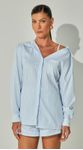 Camisa Oversized Assimétrica