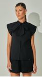 Blusa Laço sem Mangas