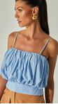 Blusa de Alça Balonê