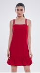 Vestido Curto Balonê Vermelho