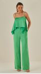 Calça Risca De Giz Allanys Verde