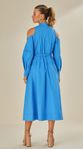 Vestido Midi Camille Azul