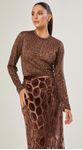 Blusa Tule Leopard