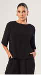 Blusa Com Mangas E Bolso