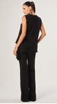 Blusa Assimétrica Crepe