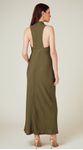 Vestido Midi sem Mangas Cidreira 