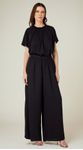 Blusa Ampla com Esferas Preto 