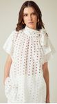 Blusa Ampla Laise com Laço Off