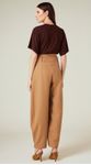 T-shirt com Silk Marrom 