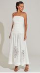 Vestido Drapeado Midi Off