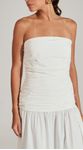 Vestido Drapeado Midi Off