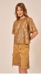 Blusa em Renda Dourado