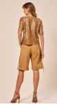 Blusa em Renda Dourado
