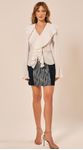Blusa Manga Longa com Babados Off 