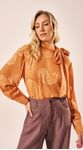 Blusa Manga Longa Bege