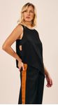 Blusa Assimétrica Preto