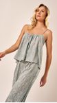 Blusa Ampla Jacquard Estampada