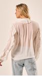 Camisa Babados Cascata Off White