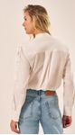 Camisa Flores Off White