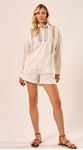 Short Cintura Alta Off White