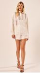 Short Cintura Alta Off White