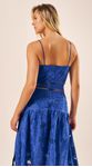 Vestido Longo Alça Fina Azul