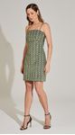 Vestido Mini Veludo Bordado