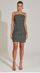 Vestido Mini Veludo Bordado