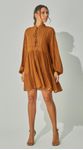 Vestido Curto Manga Longa