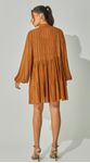 Vestido Curto Manga Longa