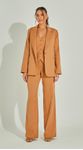 Blazer Risca De Giz Metalizado