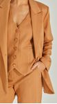 Blazer Risca De Giz Metalizado