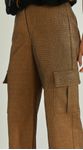 Calça Cargo Metalizada