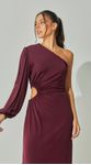Vestido Longo com Cintura Vazada