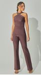 Conjunto Blusa e Calça Malha Texturizada