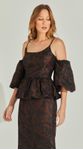 Conjunto Jacquard Blusa e Saia