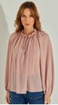 Blusa Manga Longa Com Botões