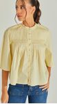 Blusa Tricoline Com Pregas