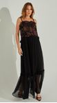 Vestido Midi Flower Com Babados