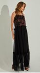 Vestido Midi Flower Com Babados