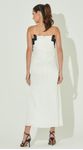 Vestido de Alça com Renda