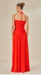 Vestido Longo Frente Única Jersey