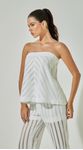 Conjunto Blusa Sem Alça C/ Calça