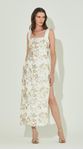 Vestido Midi Bordado Paetê