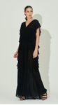 Vestido Longo com Babados