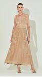Vestido Midi de Alça Paete