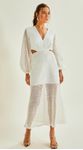 Vestido Midi Tela Paetê